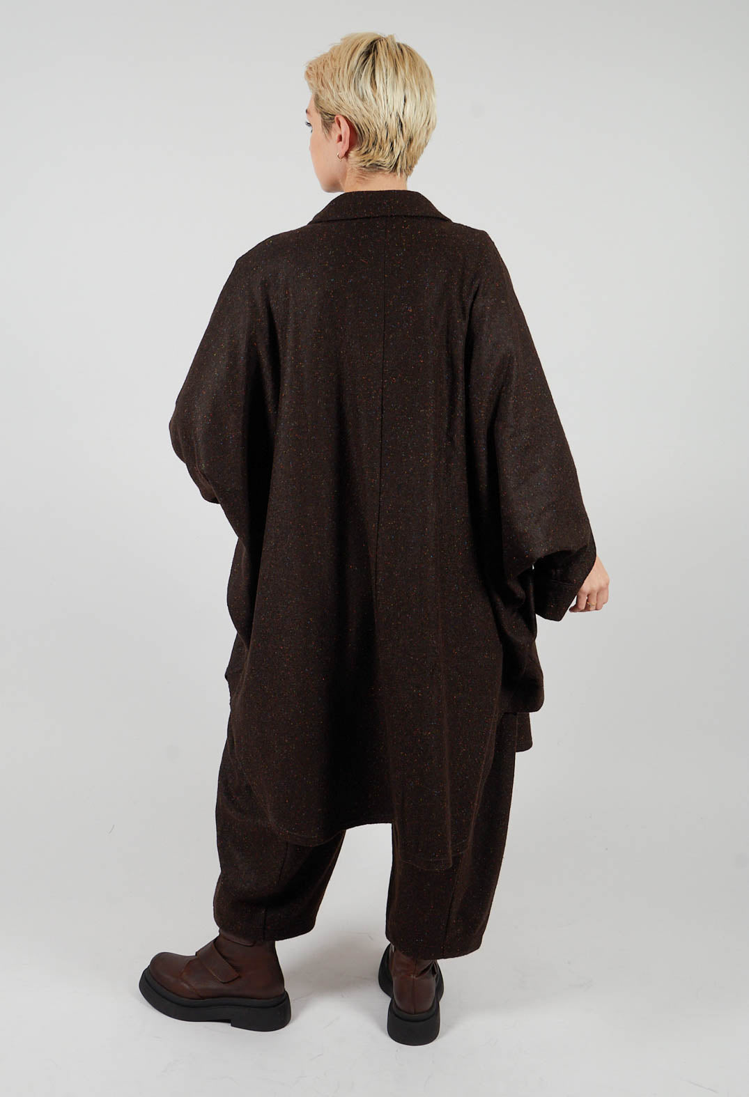Orina Bottonato Jacket in Brown