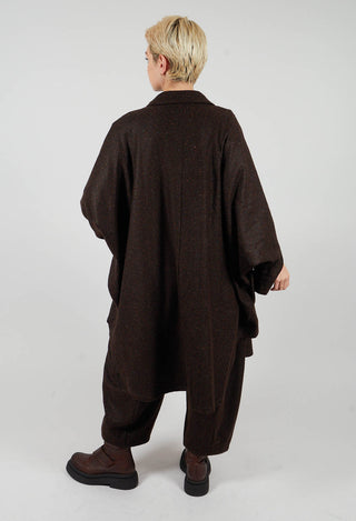 Orina Bottonato Jacket in Brown