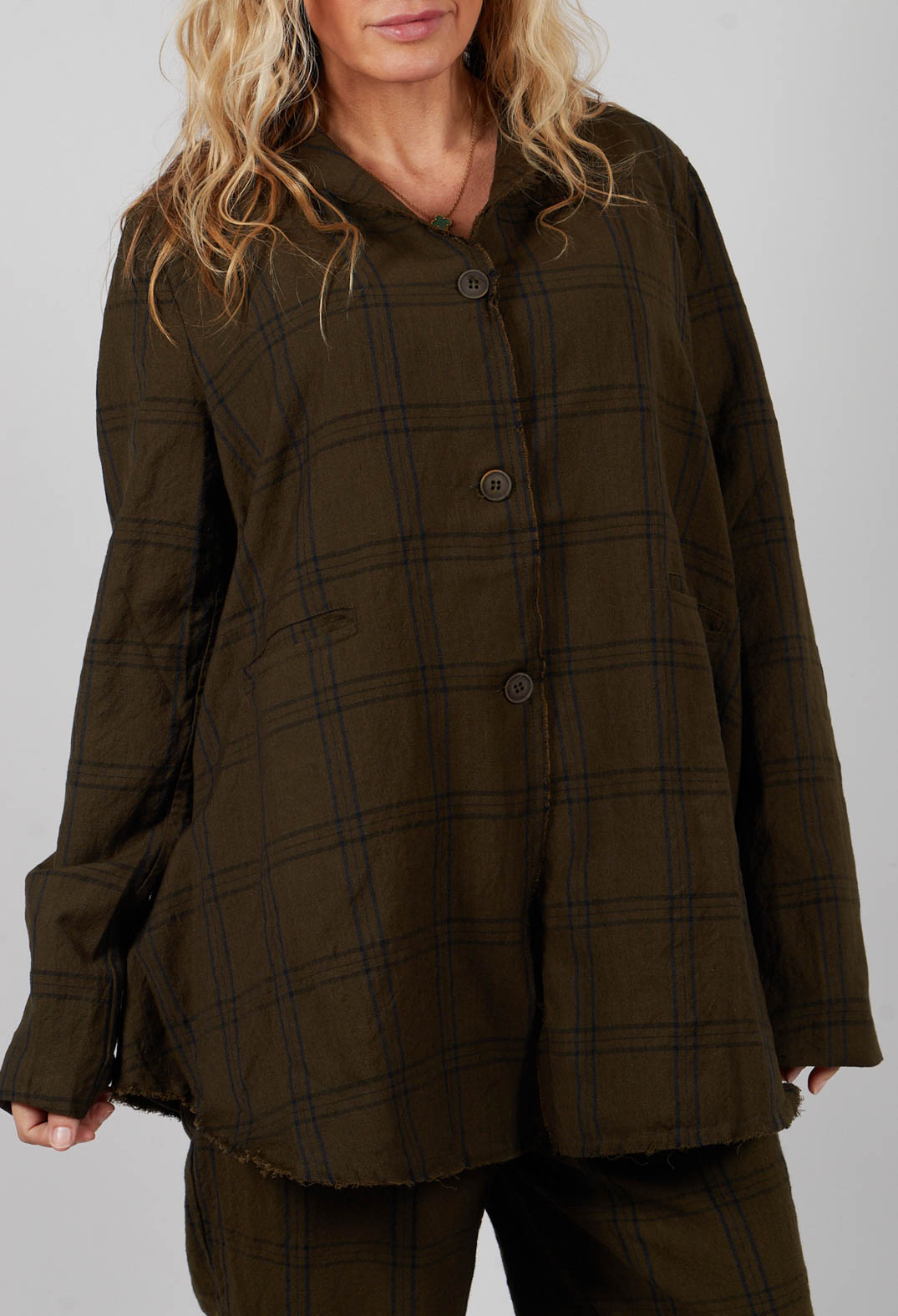 Relaxed Fit Jacket in Nut Brown