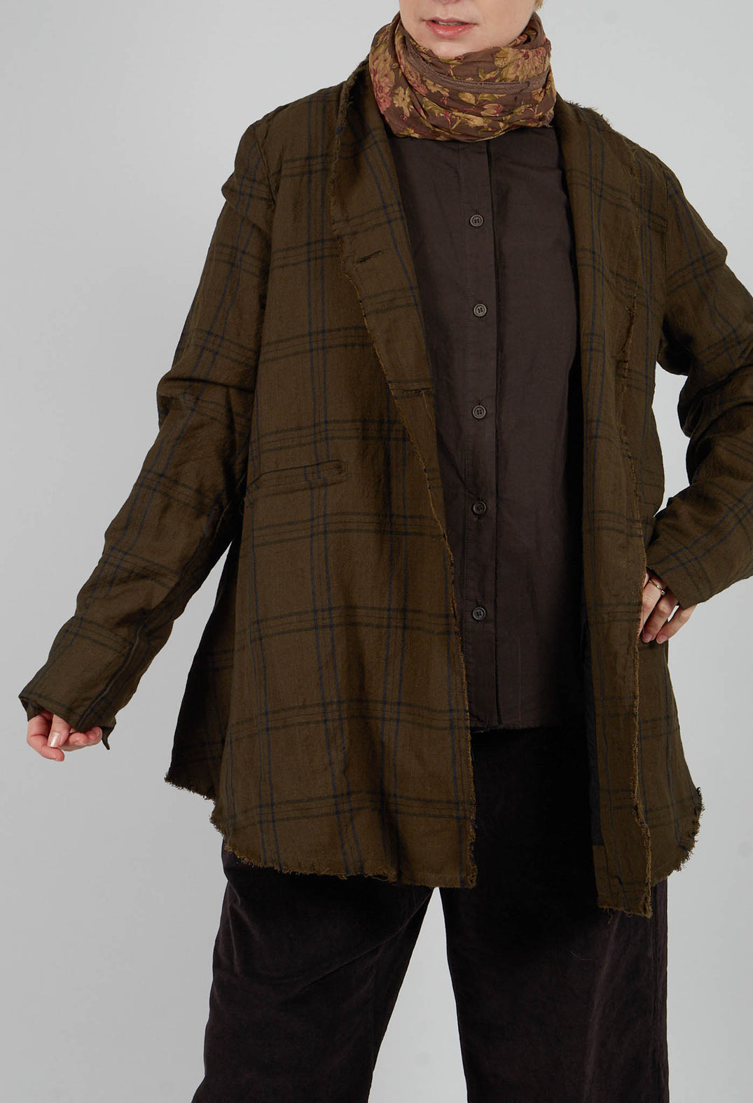 Relaxed Fit Jacket in Nut Brown