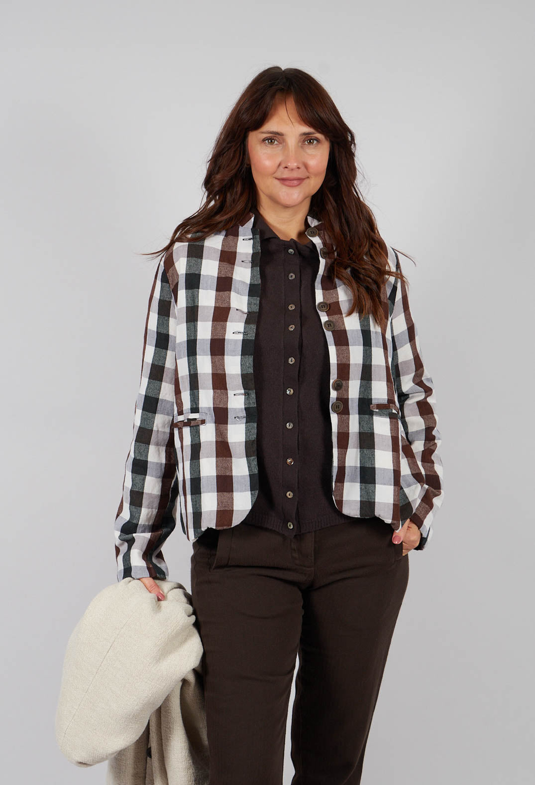 Tailored Jacket in Country Check