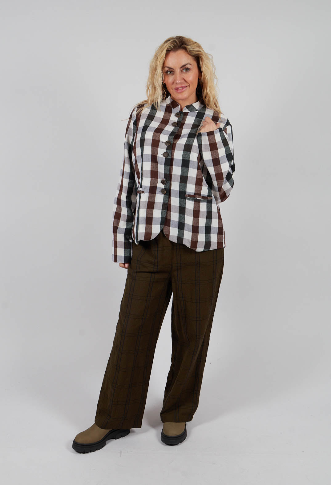 Tailored Jacket in Country Check