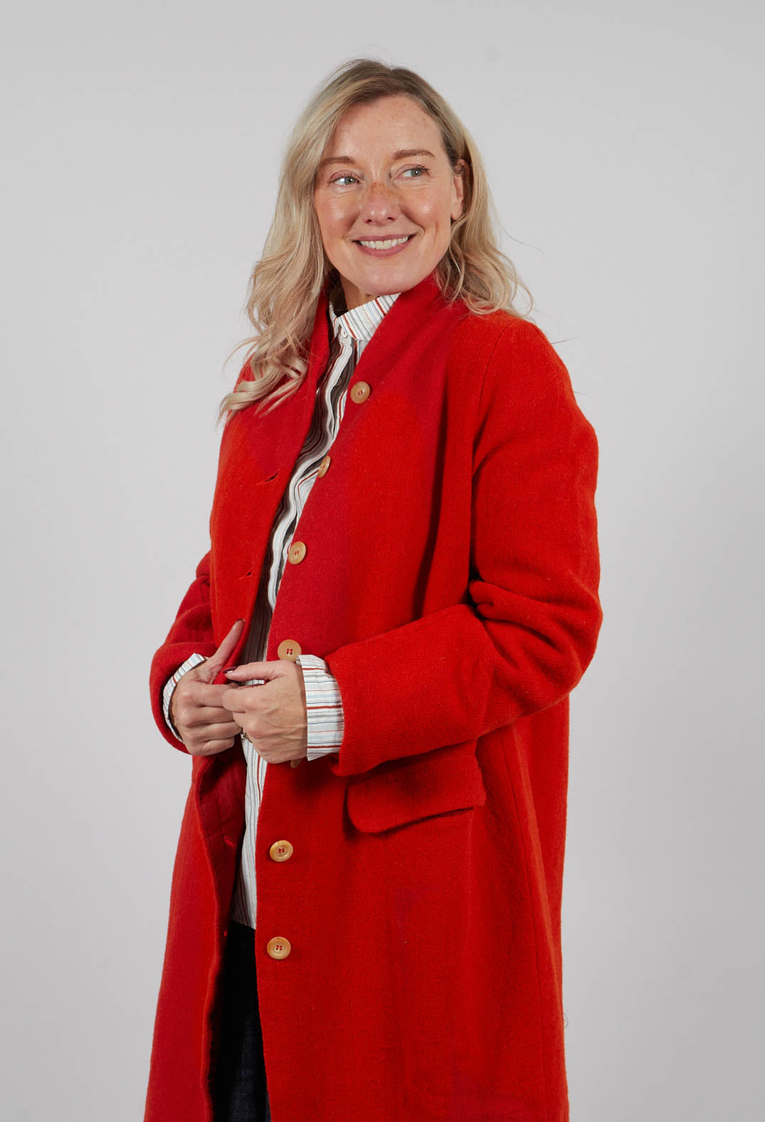 Marika Coat in Maple