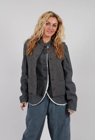 Gerda Gilet in Grey