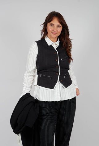 Ginette Gilet in Black