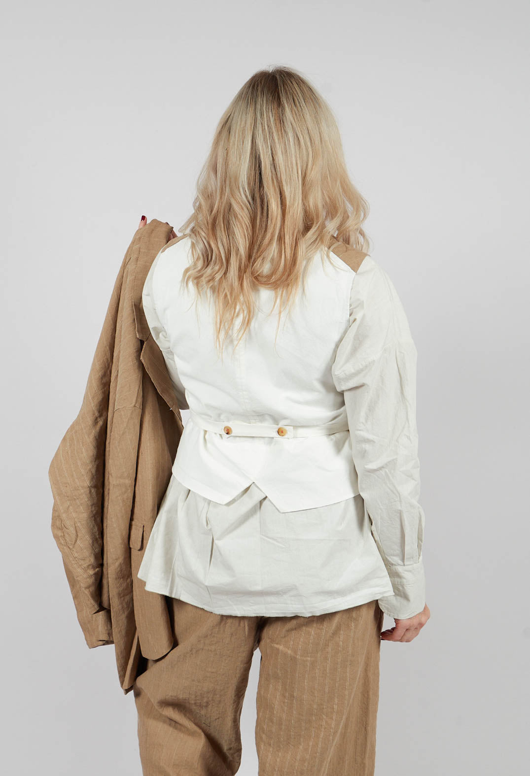 Ginette Gilet in Tan