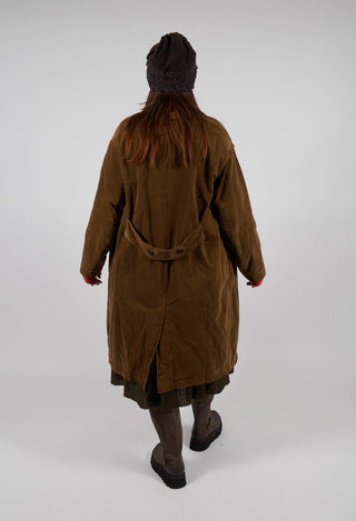 Melanie Velvet Coat in Tobacco