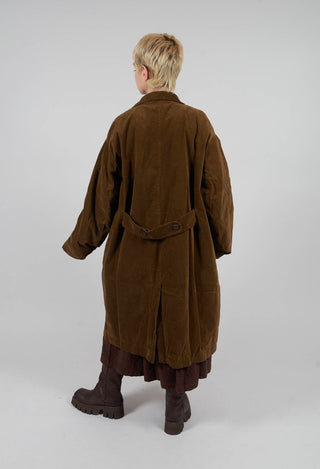 Melanie Velvet Coat in Tobacco