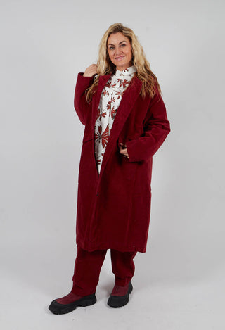 Melanie Coat in Henna