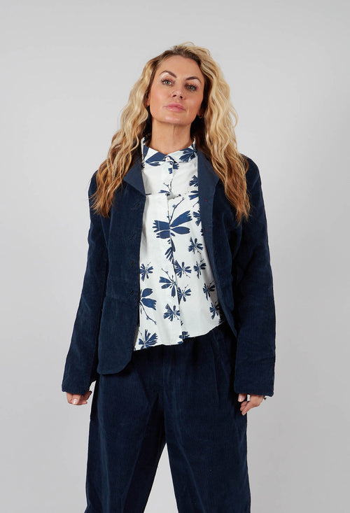 Valka Jacket in Navy