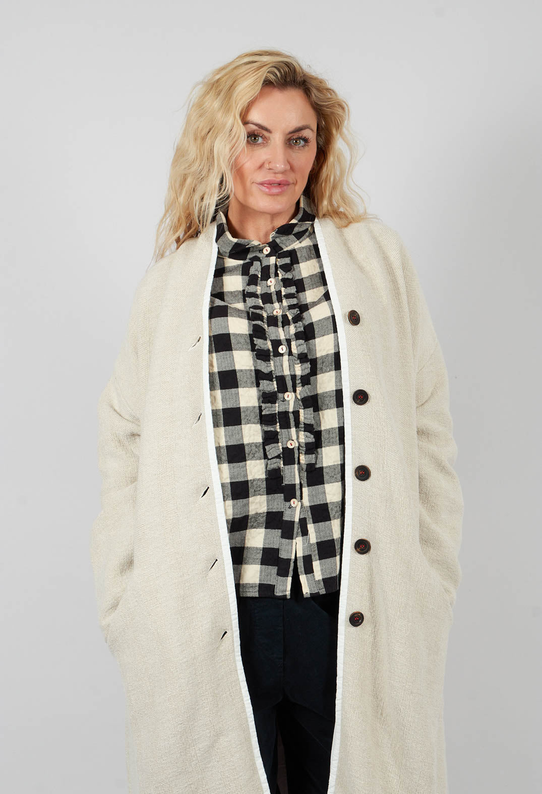 Mireille Coat in Natrural