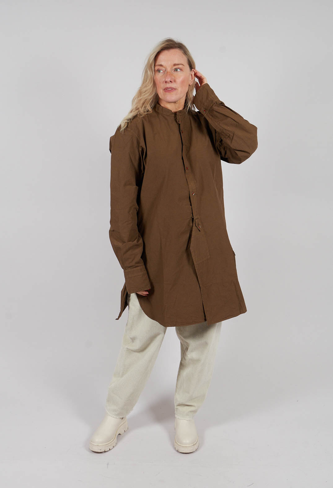 Charles Shirt in Tobacco