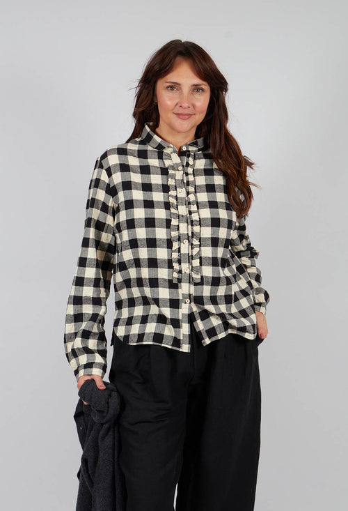 Suzette Shirt in Black and White