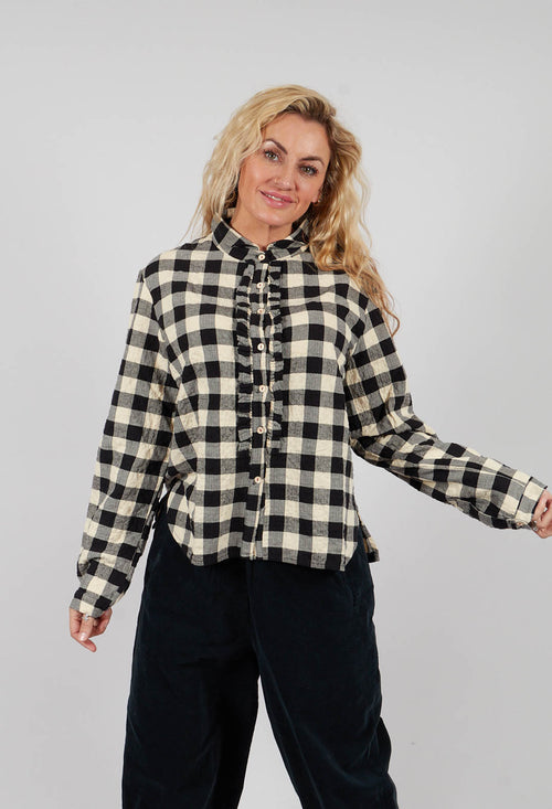 Suzette Shirt in Black and White