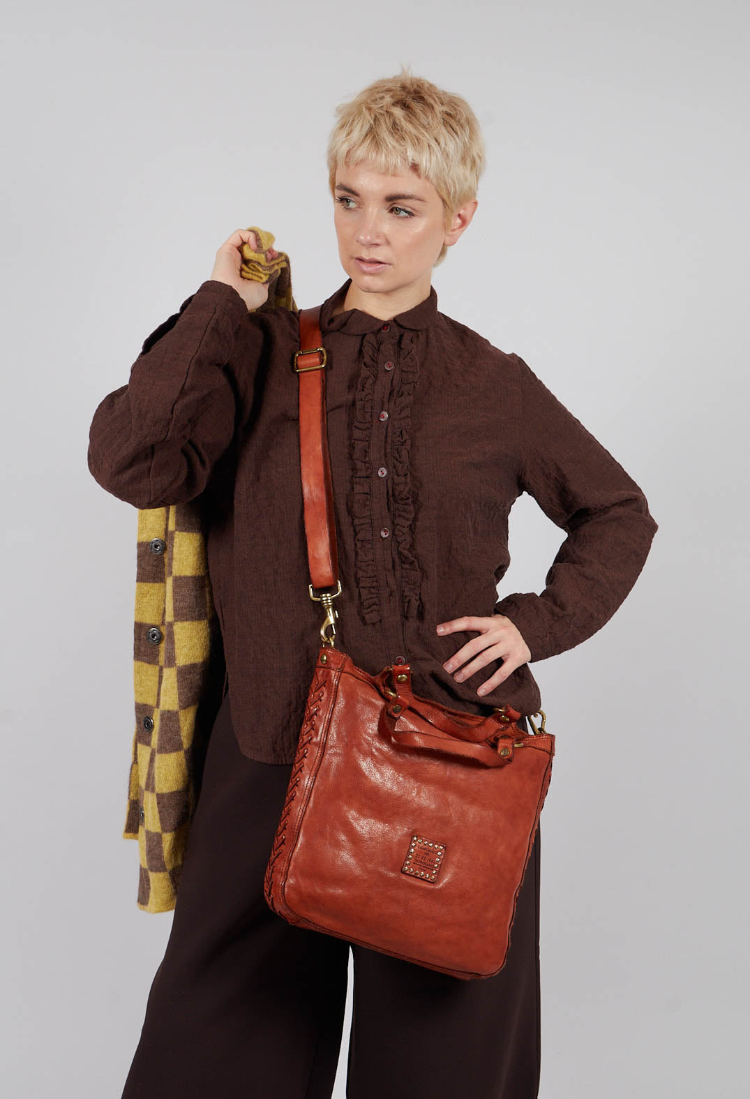 Suzette Shirt in Sepia