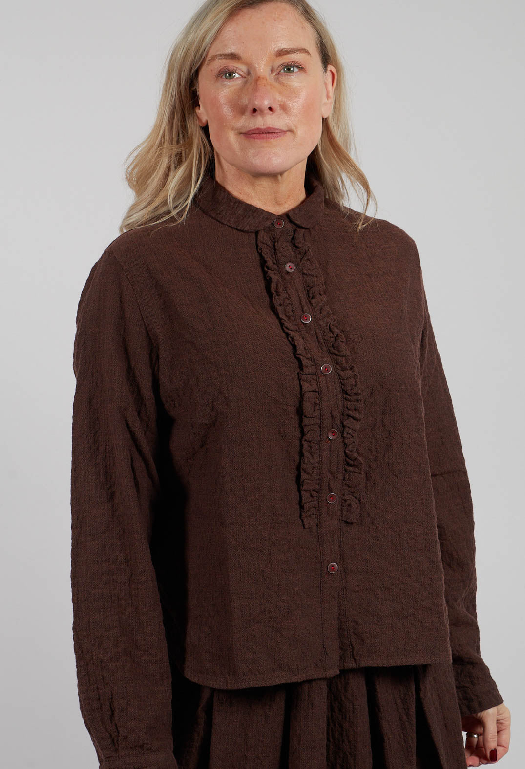 Suzette Shirt in Sepia