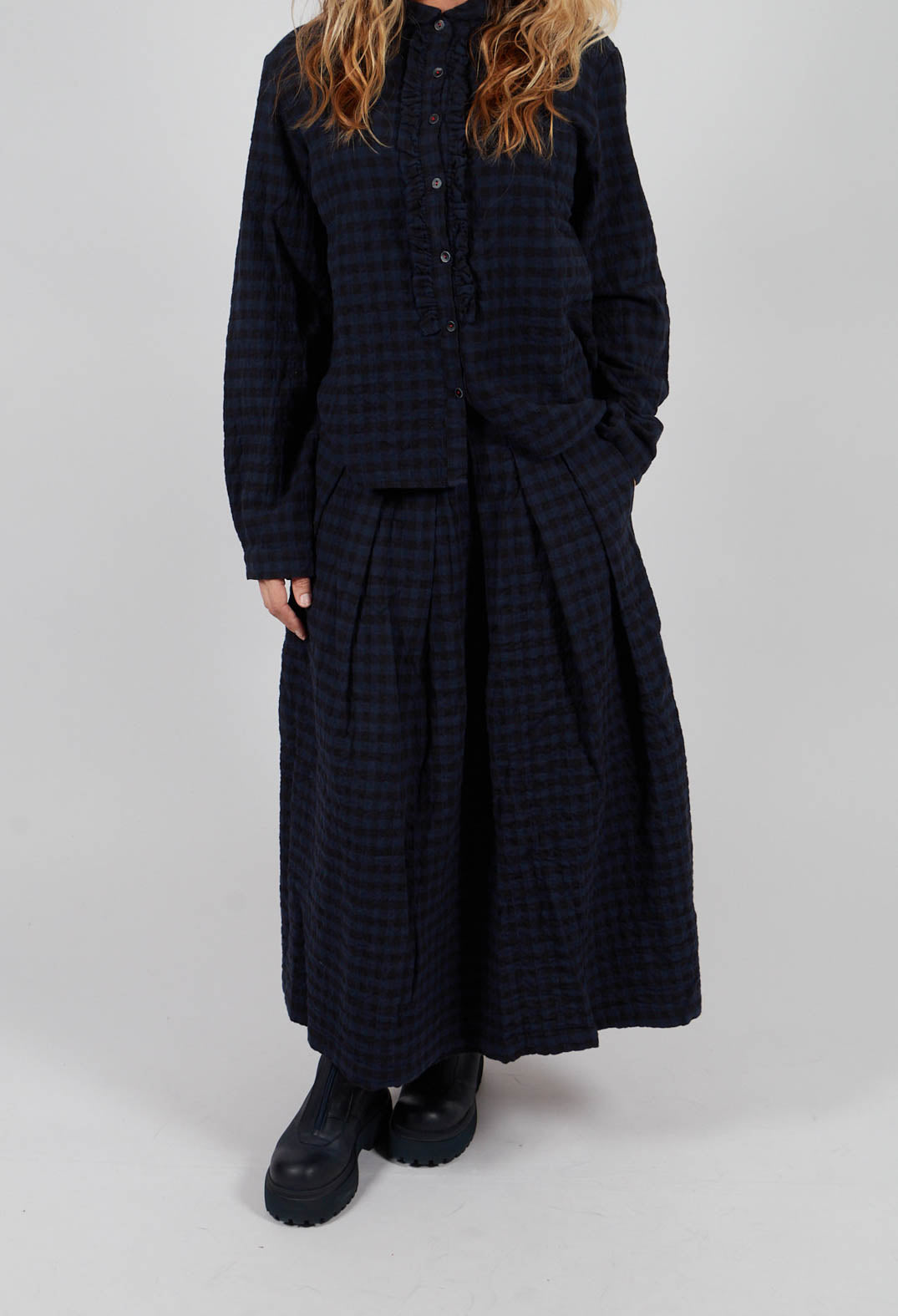 Jules Skirt in Navy and Black