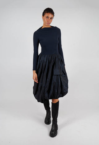 Grid Dress in Blue