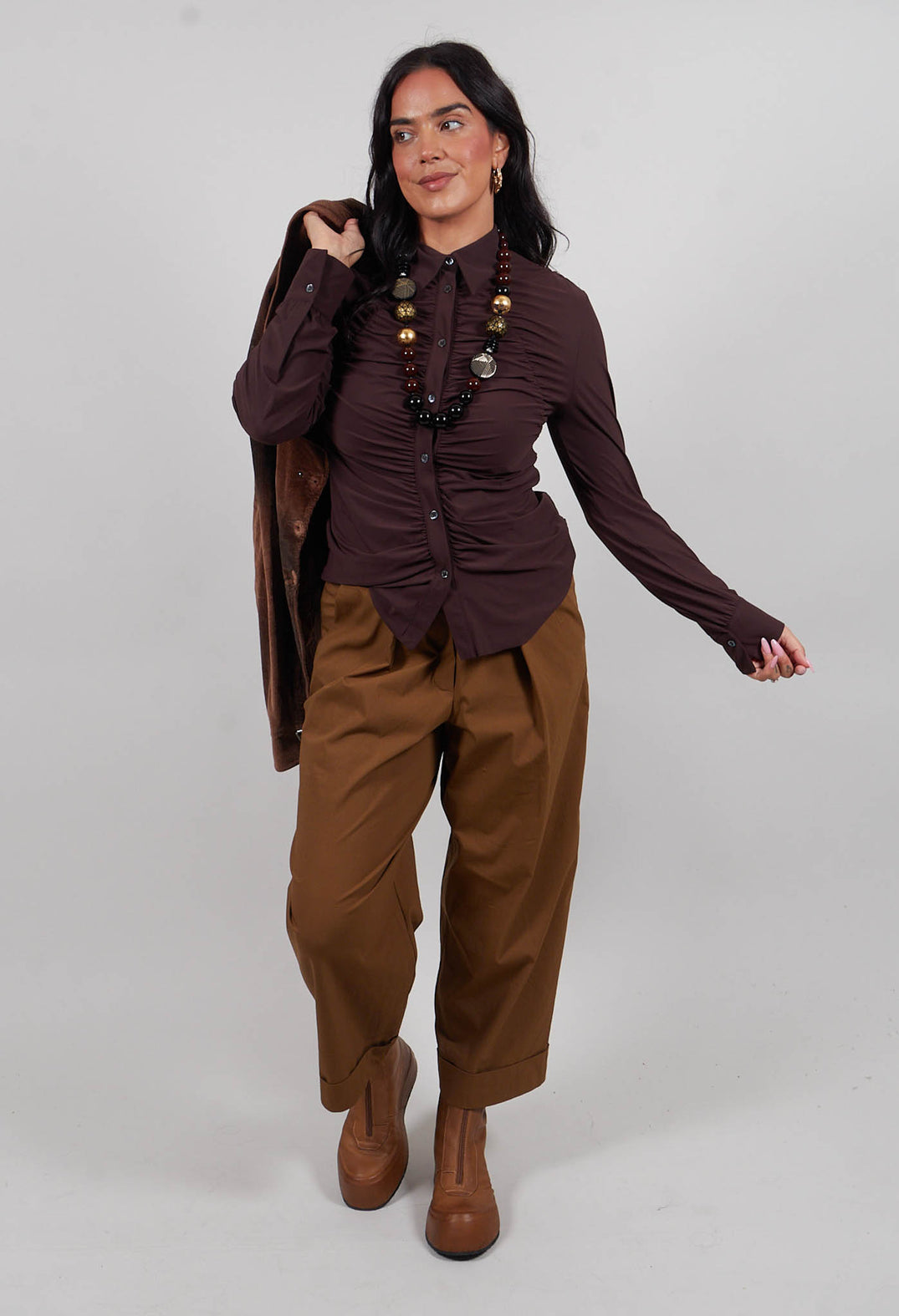 Tether Shirt in Brown