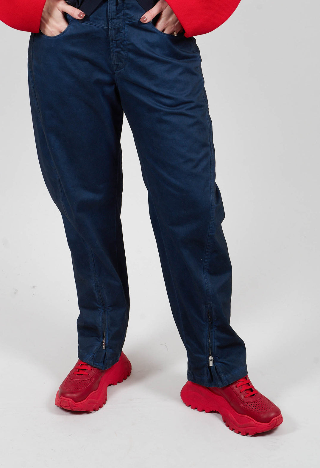 Bella Trouser in  Navy