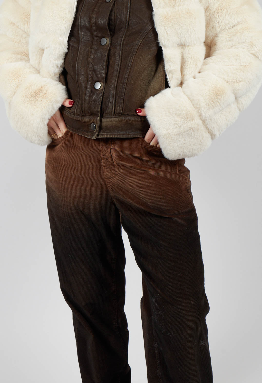 Commit To Boyfriend Jeans in Brown