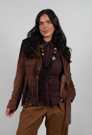 Gig Jacket in Brown