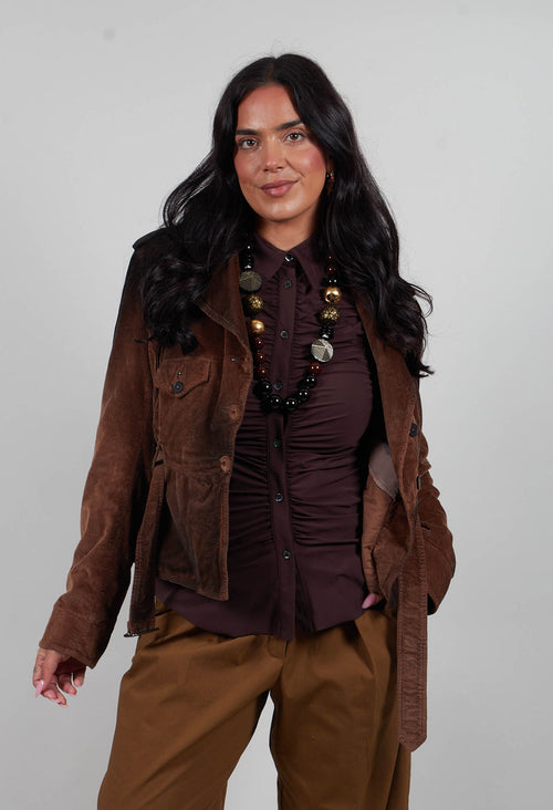 Gig Jacket in Brown