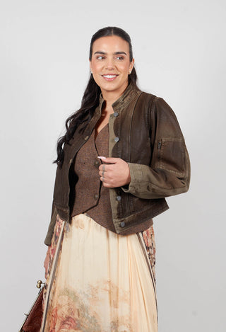 Tendril Jacket in Brown