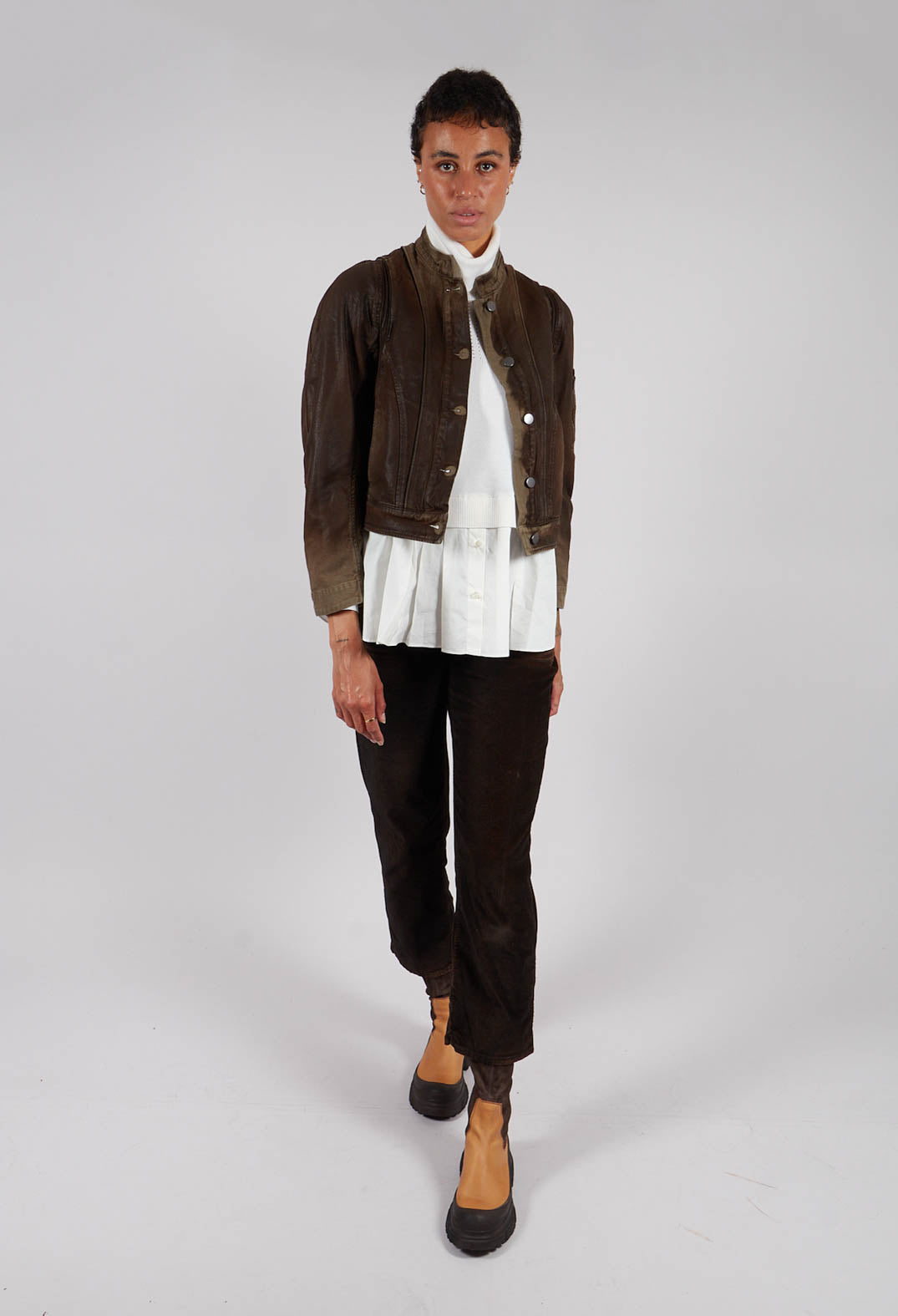 Tendril Jacket in Brown