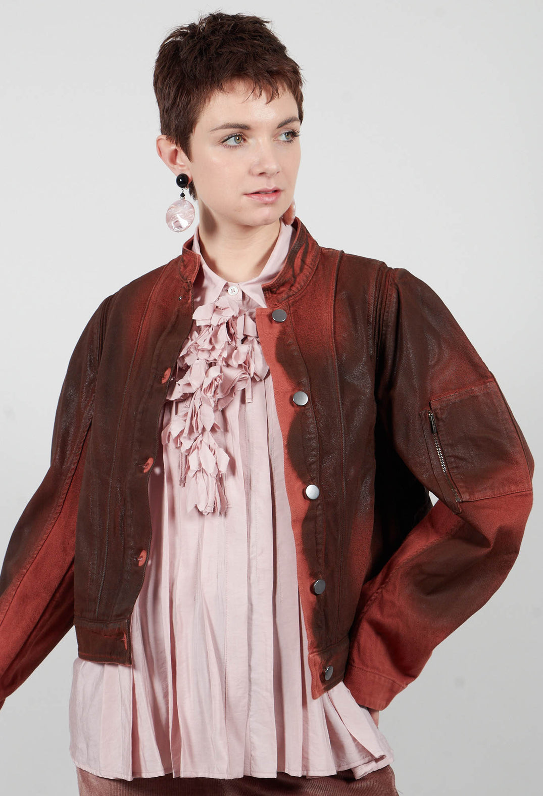 Tendril Jacket in Red