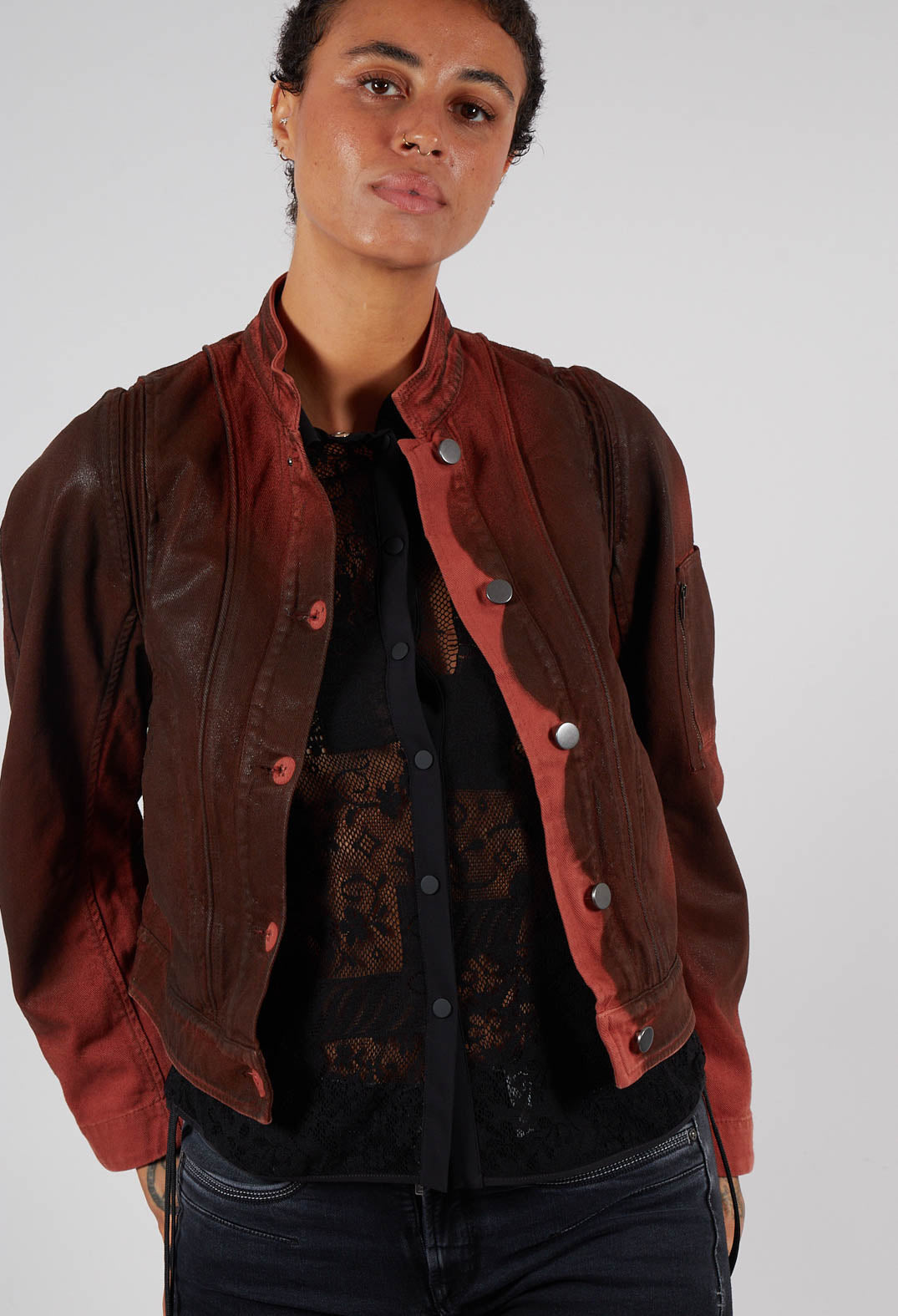 Tendril Jacket in Red