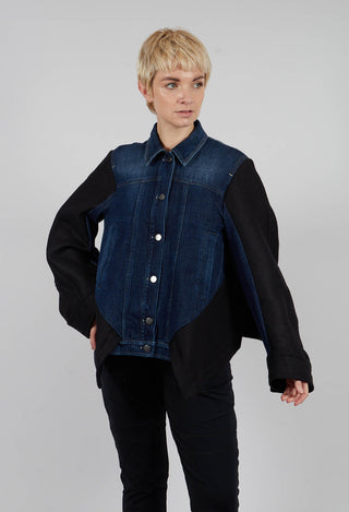 Urchin Short Jacket in Denim Blue