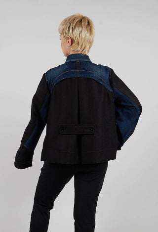 Urchin Short Jacket in Denim Blue