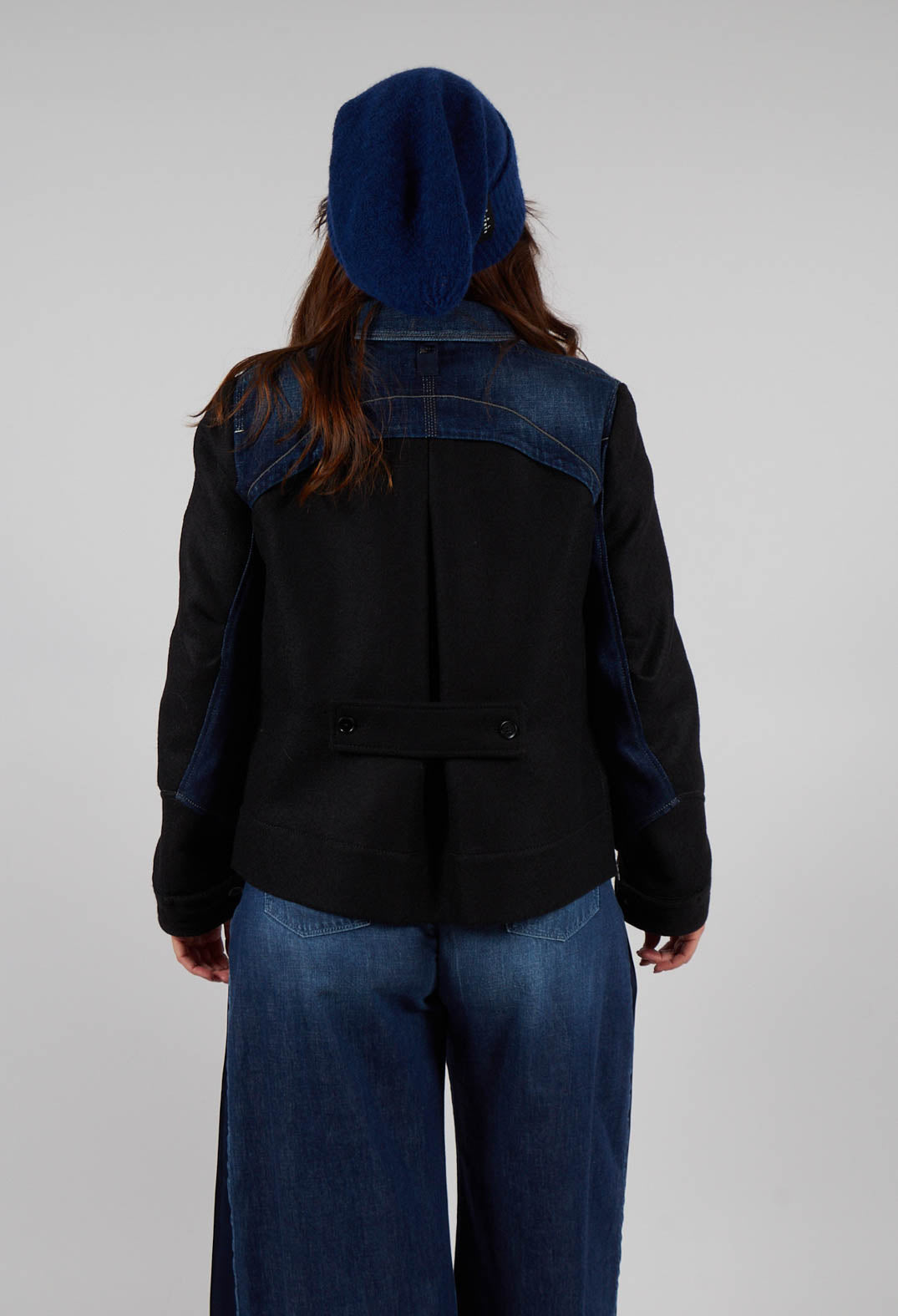 Urchin Short Jacket in Denim Blue