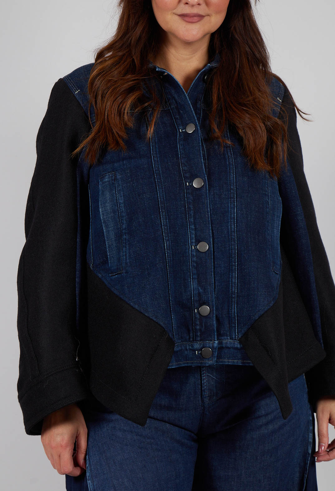 Urchin Short Jacket in Denim Blue