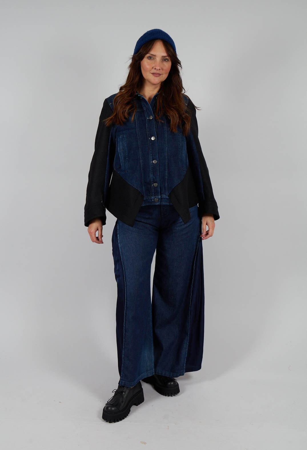 Urchin Short Jacket in Denim Blue