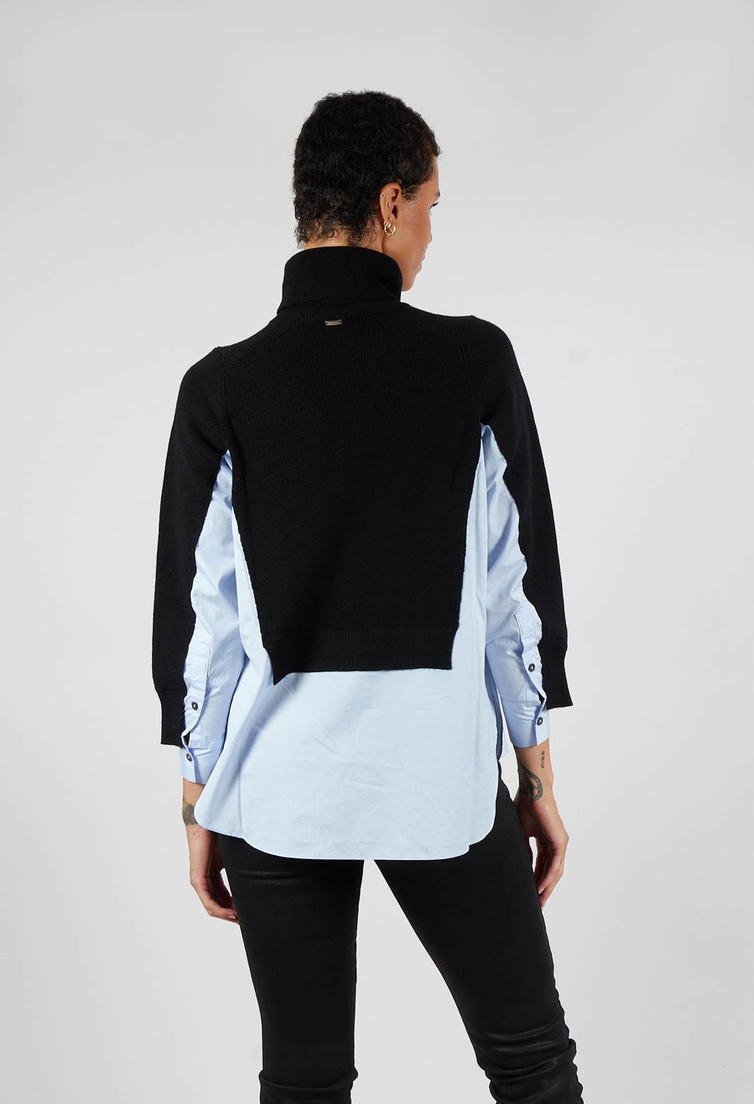 Heart-Bit Jumper in Blue