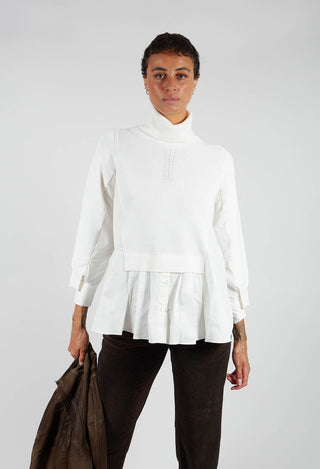 Heart-Bit Jumper in Cream