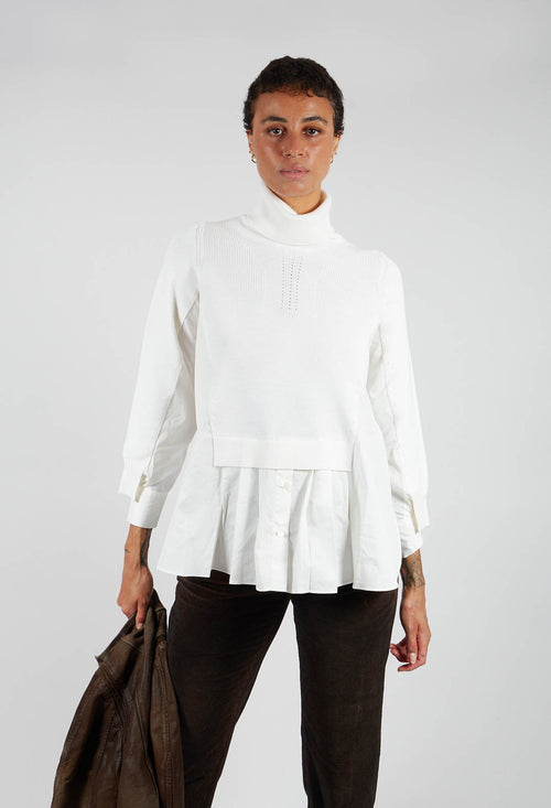 Heart-Bit Jumper in Cream