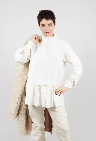 Heart-Bit Jumper in Cream