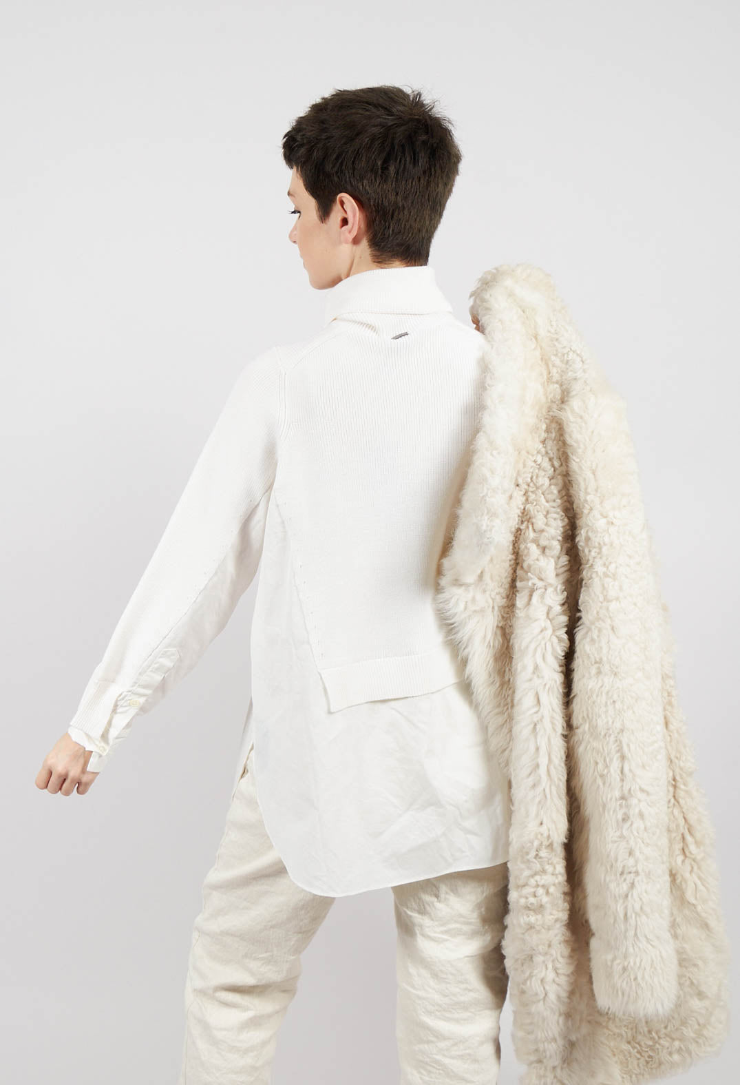 Heart-Bit Jumper in Cream