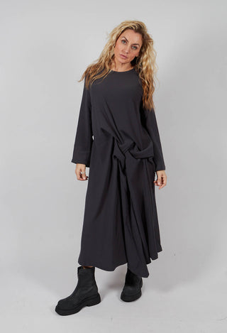 Full Length Dress in Grey Green