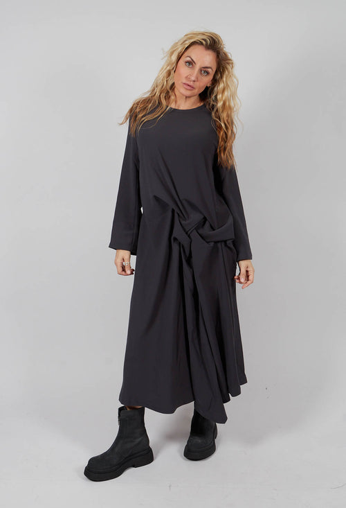 Full Length Dress in Grey Green