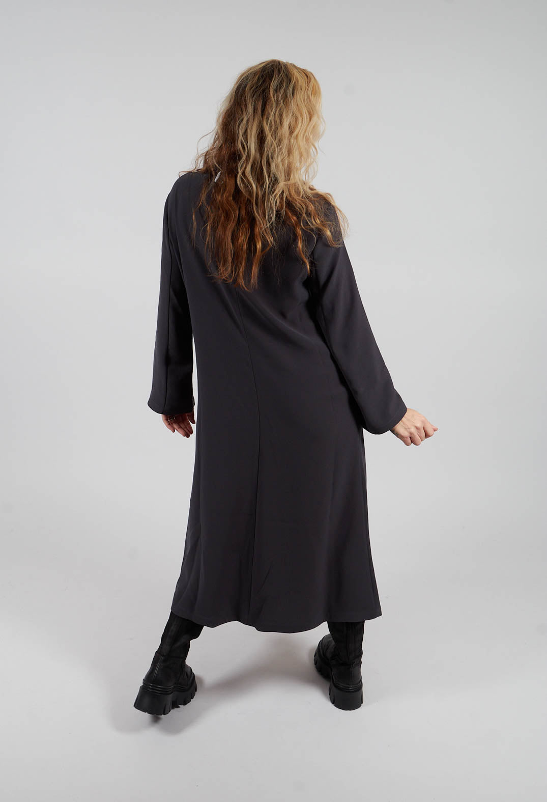 Full Length Dress in Grey Green