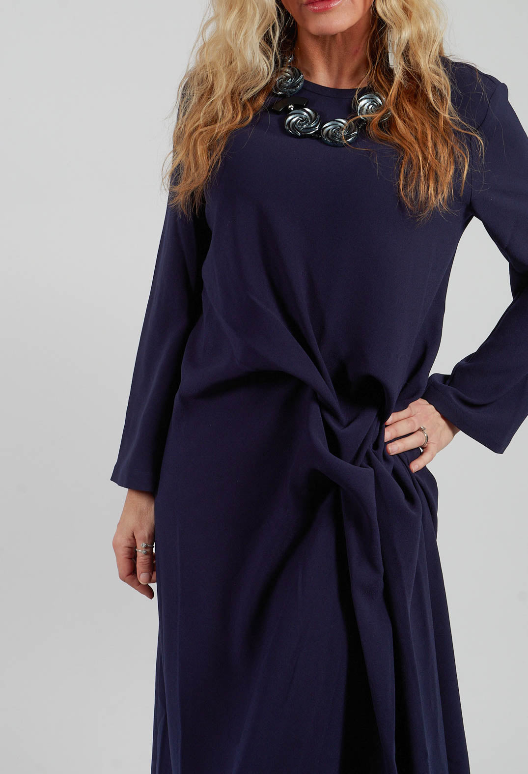 Full Length Dress in Marine