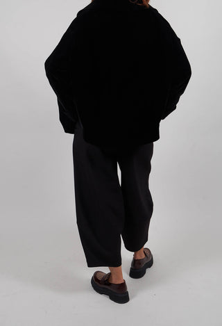 Relaxed Trouser in Black