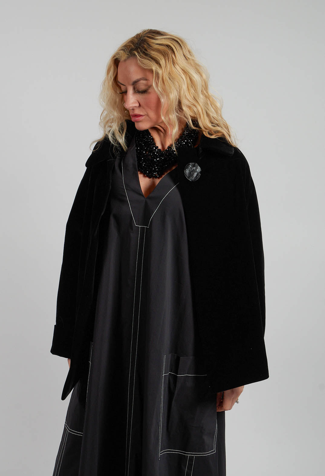 Velvet Jacket in Black