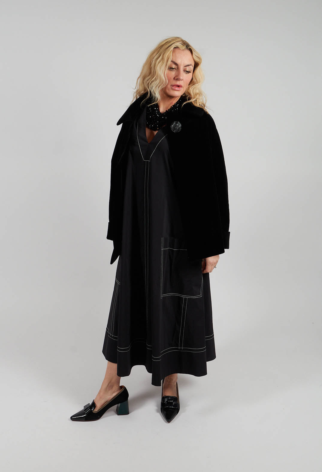 Velvet Jacket in Black