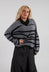 Striped Pullover in Anthra Base