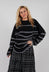 Striped Pullover in Black Base